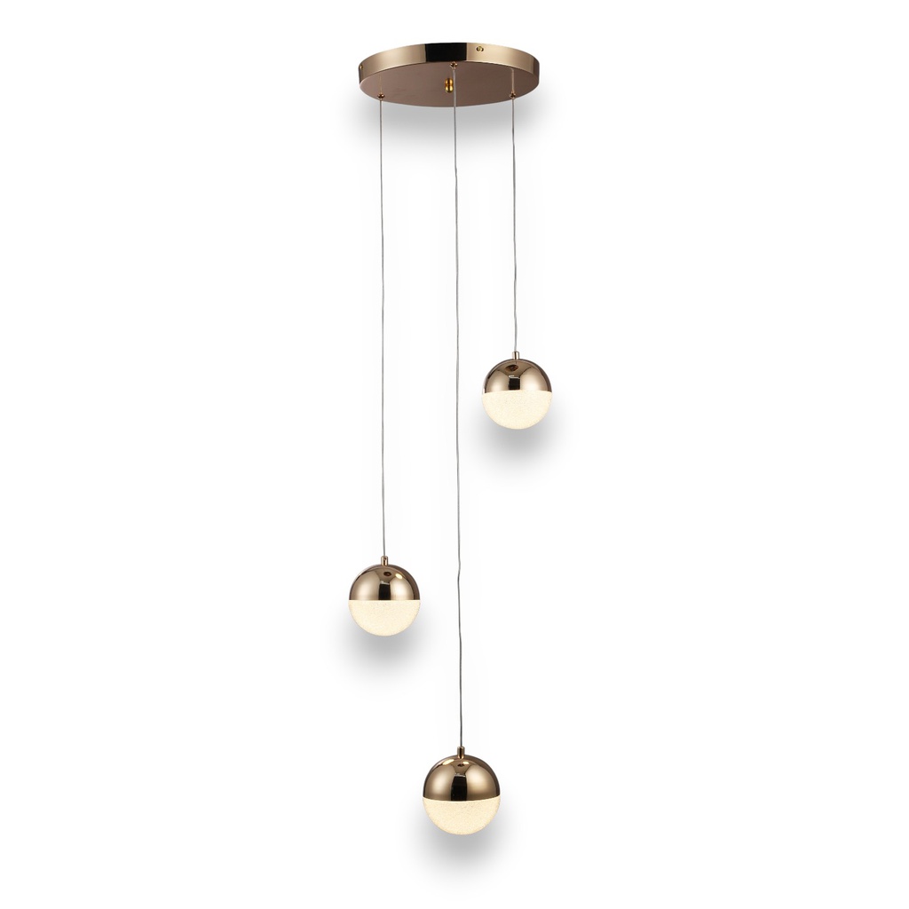 Royal Homes Led Hanging Light, 30w Gold