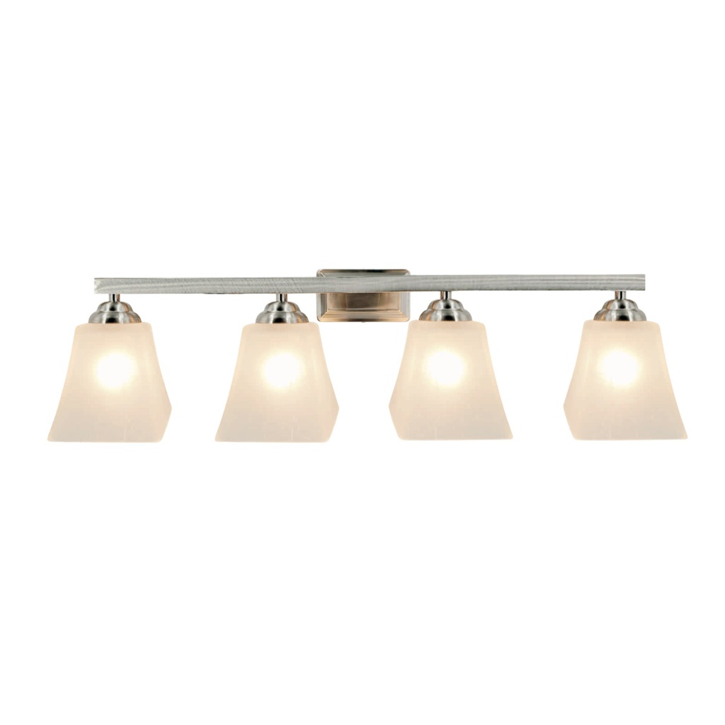 Royal Homes Indoor Wall Light, 4 x E27 40W Sand Nickel