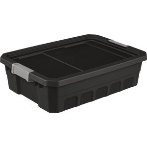 Sterilite Stacker Storage Tote 38L / 10 Gal. Black