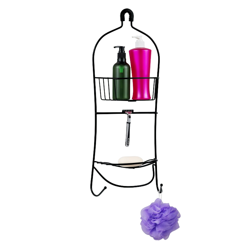 Royal Homes Shower Caddy Metal. black