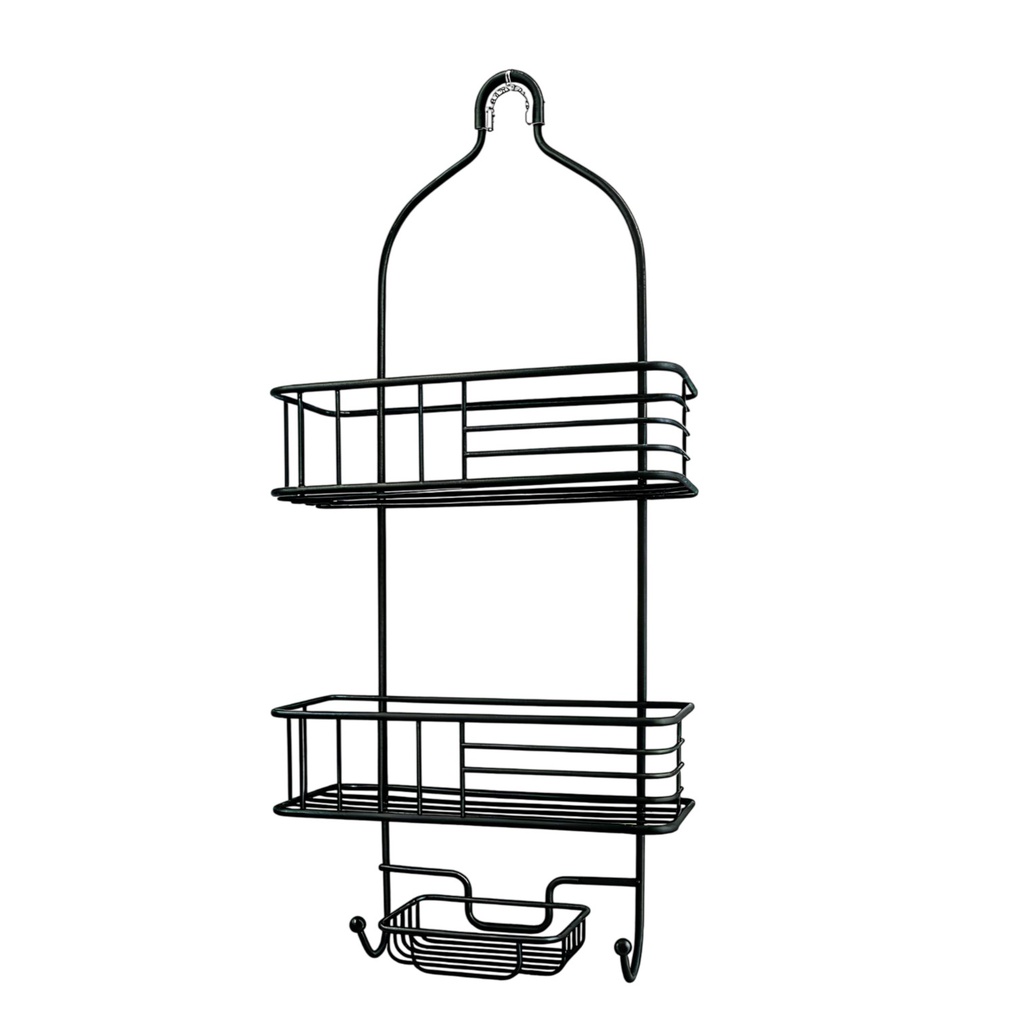 Royal Homes Shower Caddy Metal, Black