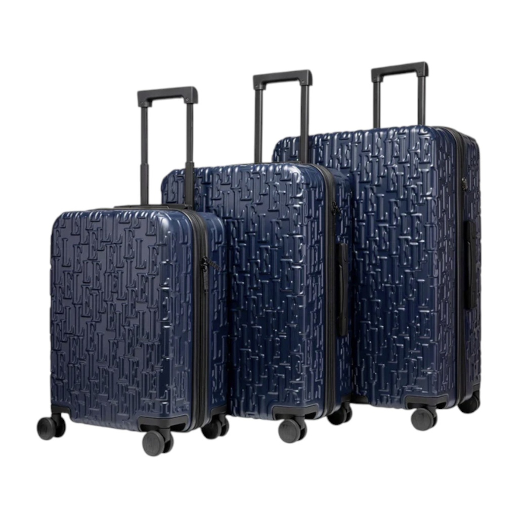 ****Elle Wayfarer Composite Luggage with Double Spinner Wheels 28In., Navy