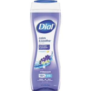 Dial Calm &amp; Soothe Lavender &amp; Jasmine Scent Body Wash 16 Oz.