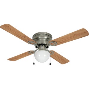 ^Home Impressions Neptune Ceiling Fan with Light Kit 42 In. Brushed Nickel