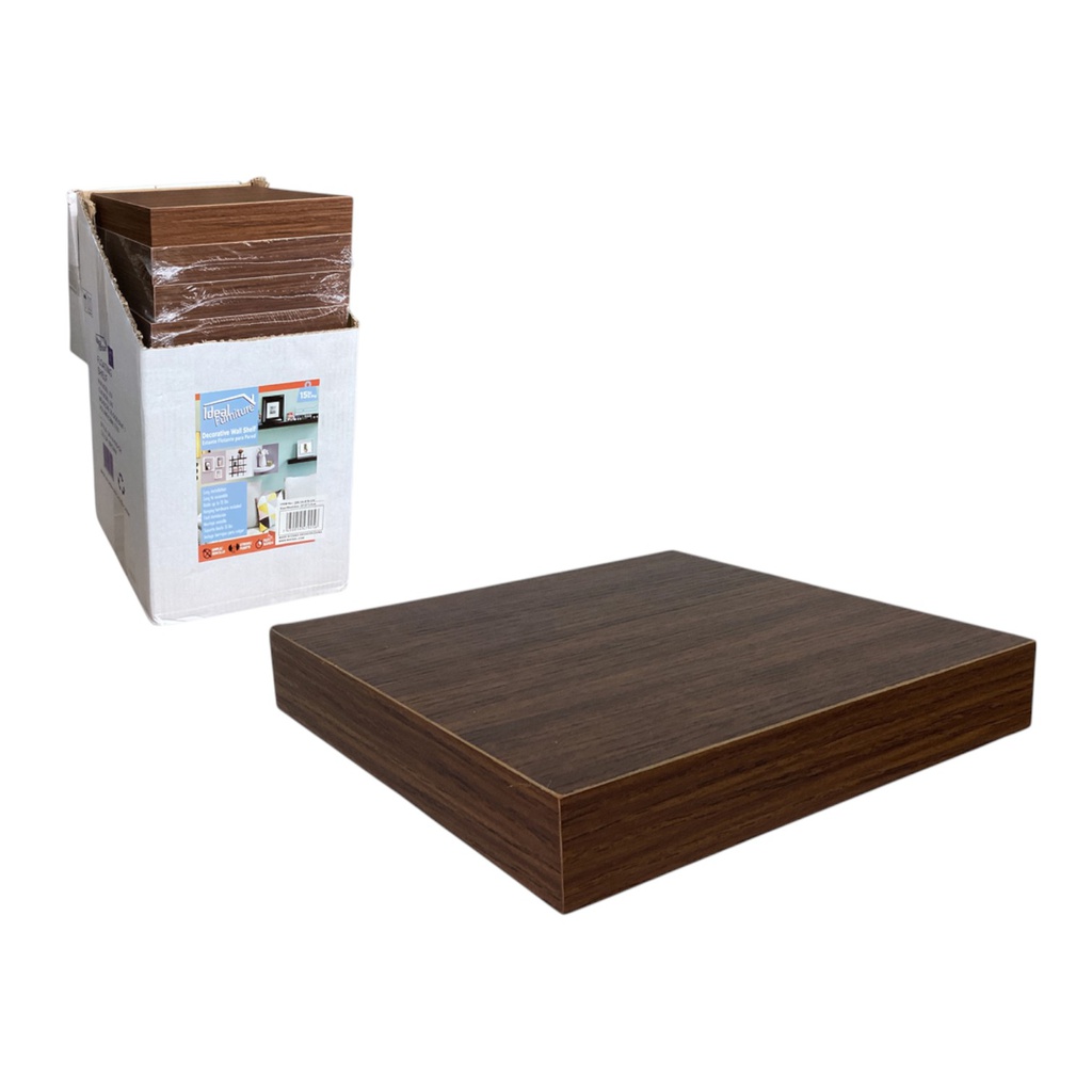 Ideal Furniture Wall Shelf, Brown