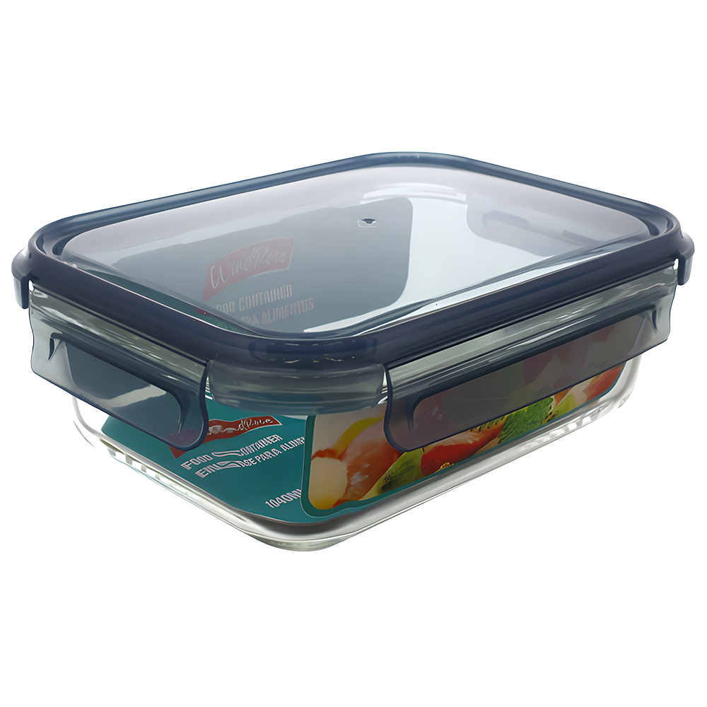 Windrose Glass Food Container Rectangular 1040ml
