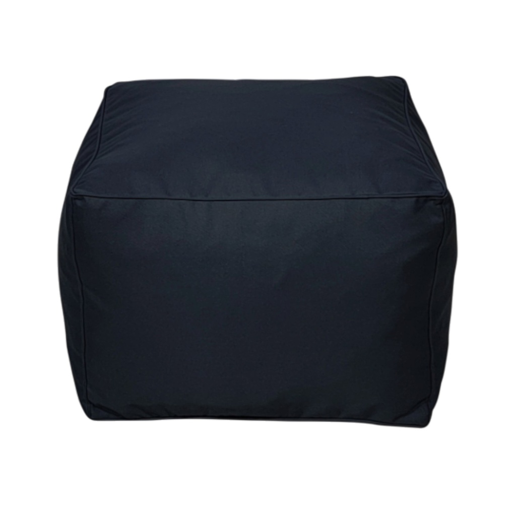 Kenneth Cole Foam Filled Cubic Stool, Black