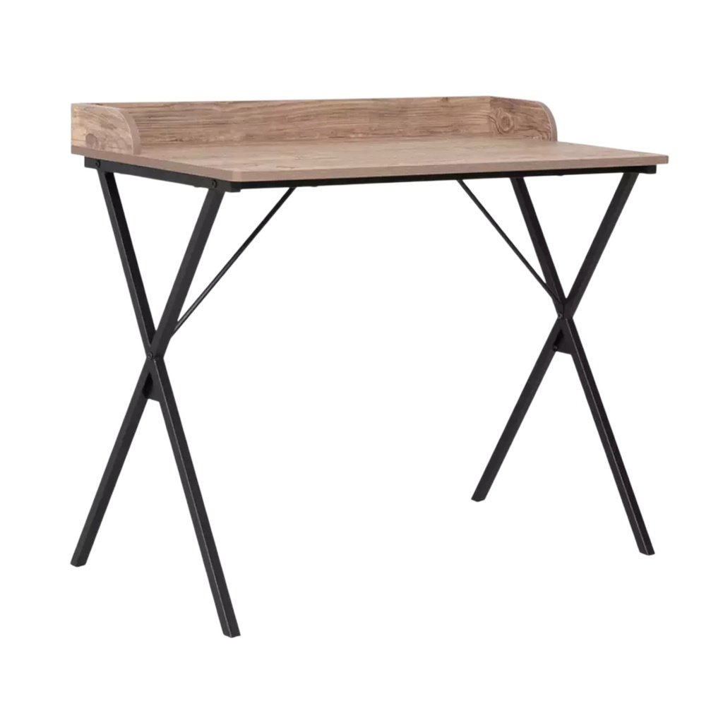 Kenneth Cole Luka Cafe Desk / Side Serving Table, Oak