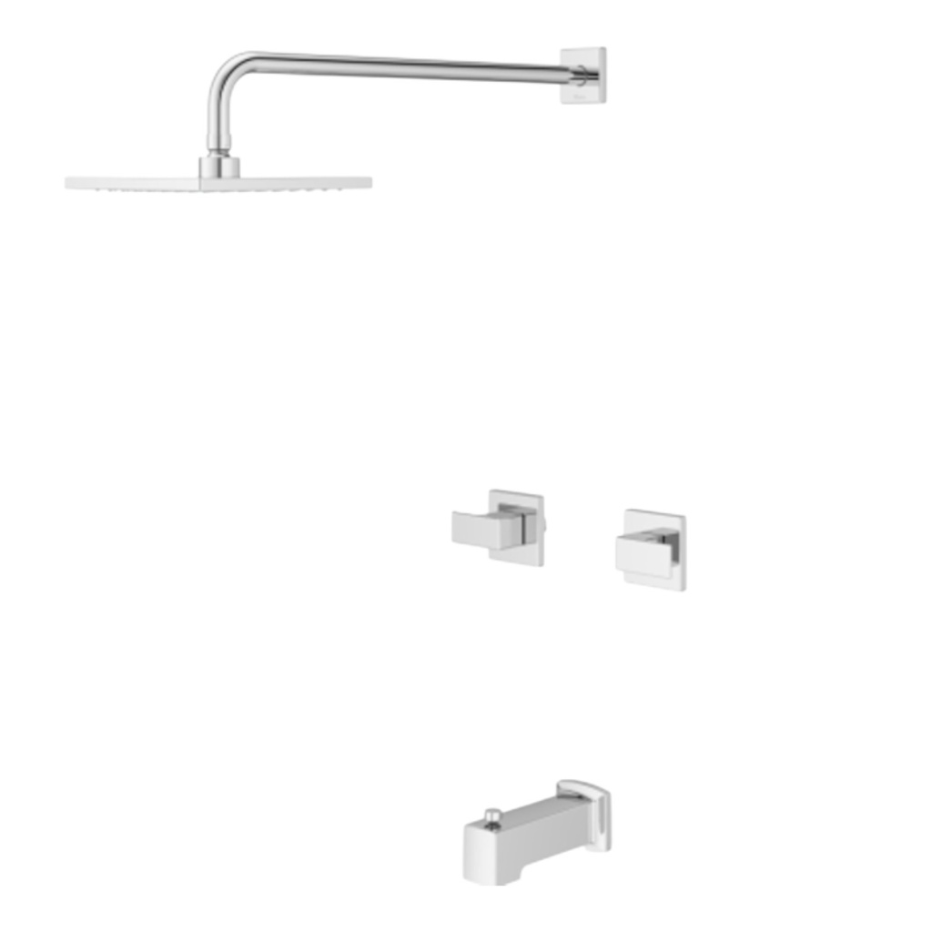 Pfister Sena Tub &amp; Shower Trim with Valve, Polished Chrome
