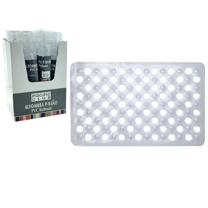 Pacific Club PVC Bath Mat 60x38cm, Clear