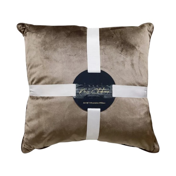 Chateaux 2-pack Throw Pillows, Brown