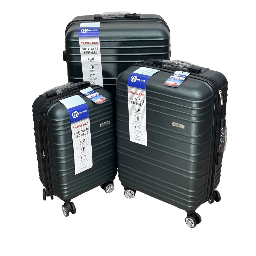 Clipper Club Luggage Set, Dark Grey