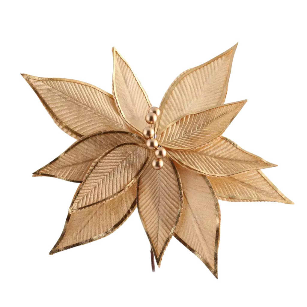 Miro Poinsettia 32cm Gold