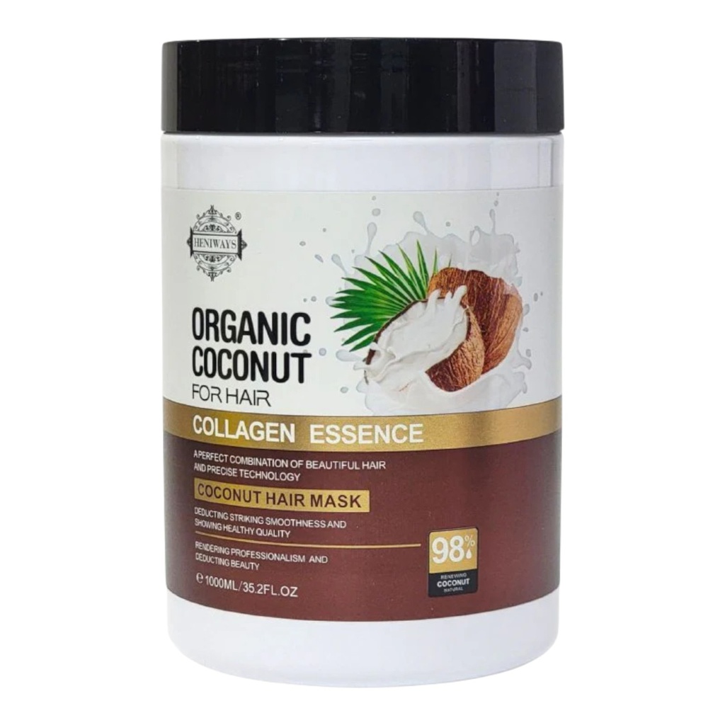 Heniways Organic Coconut Hair Mask 1000ml
