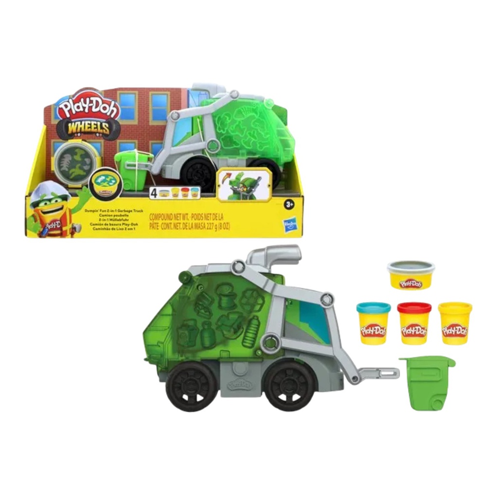 Play Doh Dumpin Fun 2-in-1 Garbage Truck