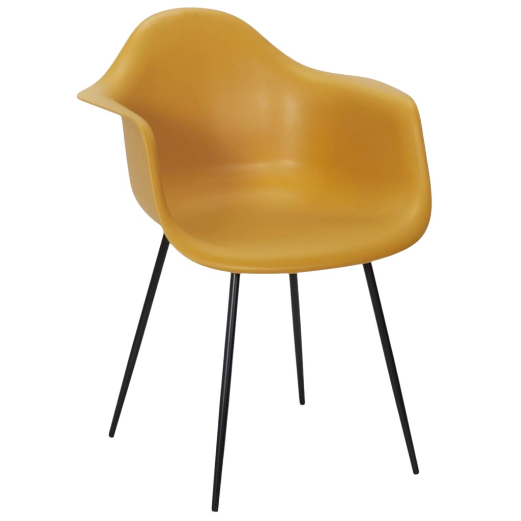 Kenneth Cole Nikola Arm Chair, Sunburst Yellow