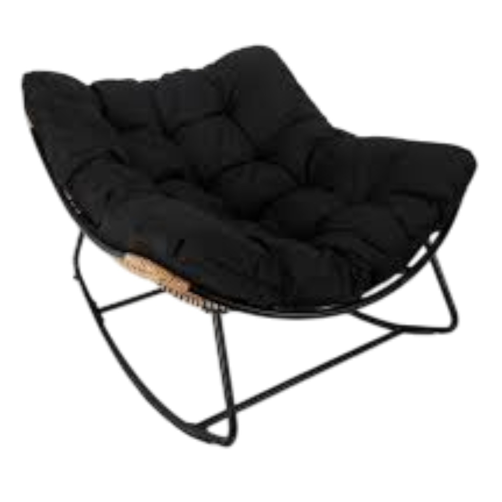 Kenneth Cole Riviera Lounge Rocker, Black