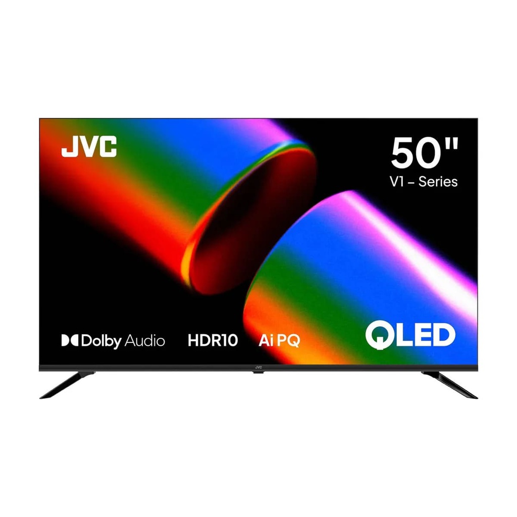 JVC Google TV 50 In. HDR Slim Design QLED – V1 Series