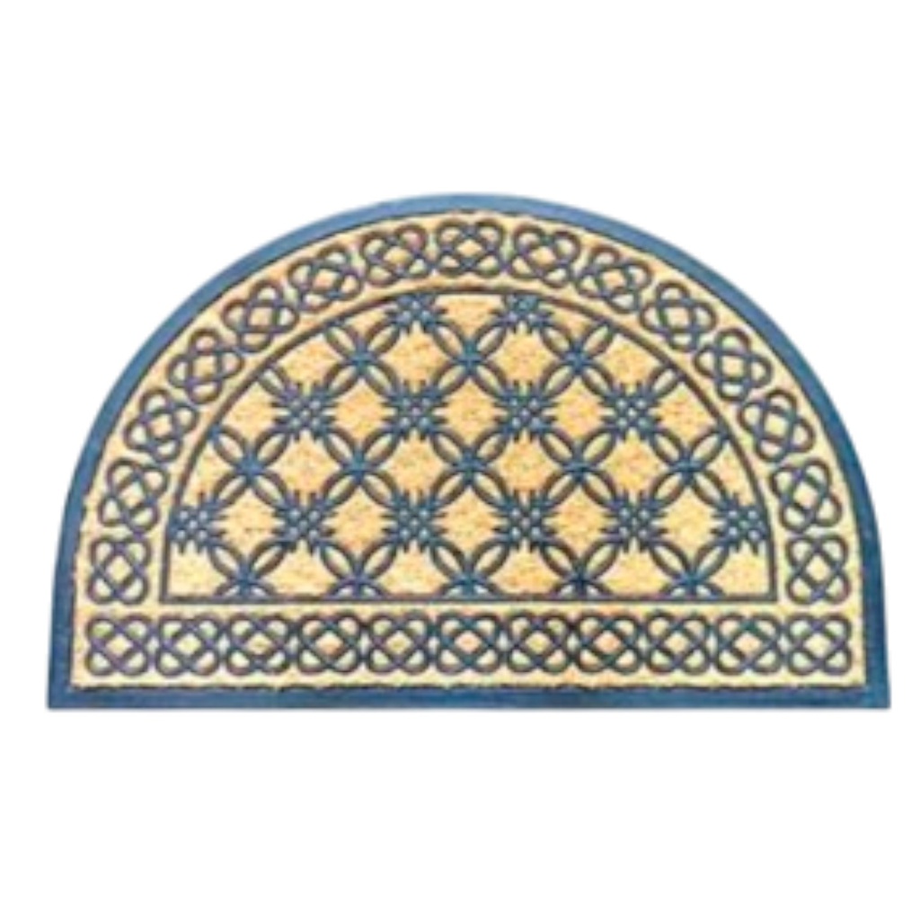 Classy Homes Coco Rubber Non-Brushed Panama Mat 18 x 30 In., 8mm ThickL