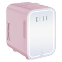 Elle Mini Cooler with LED Makeup Mirror, Purple