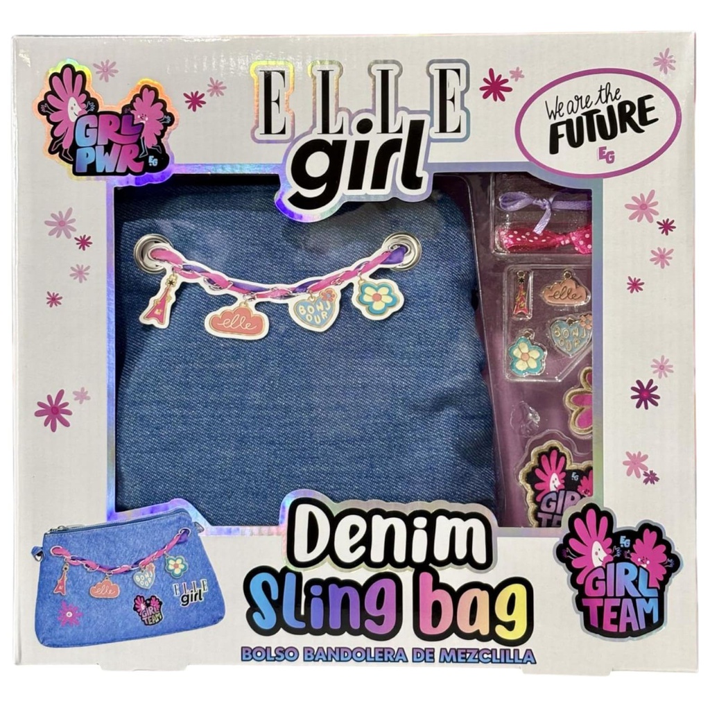 Elle Girl Denim Sling Bag