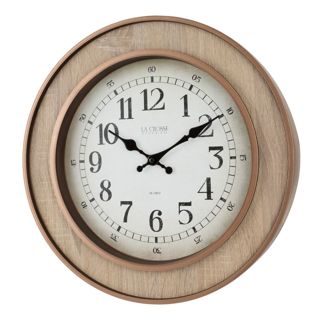 La Crosse Livingston Contemporary Wall Clock 16 In.