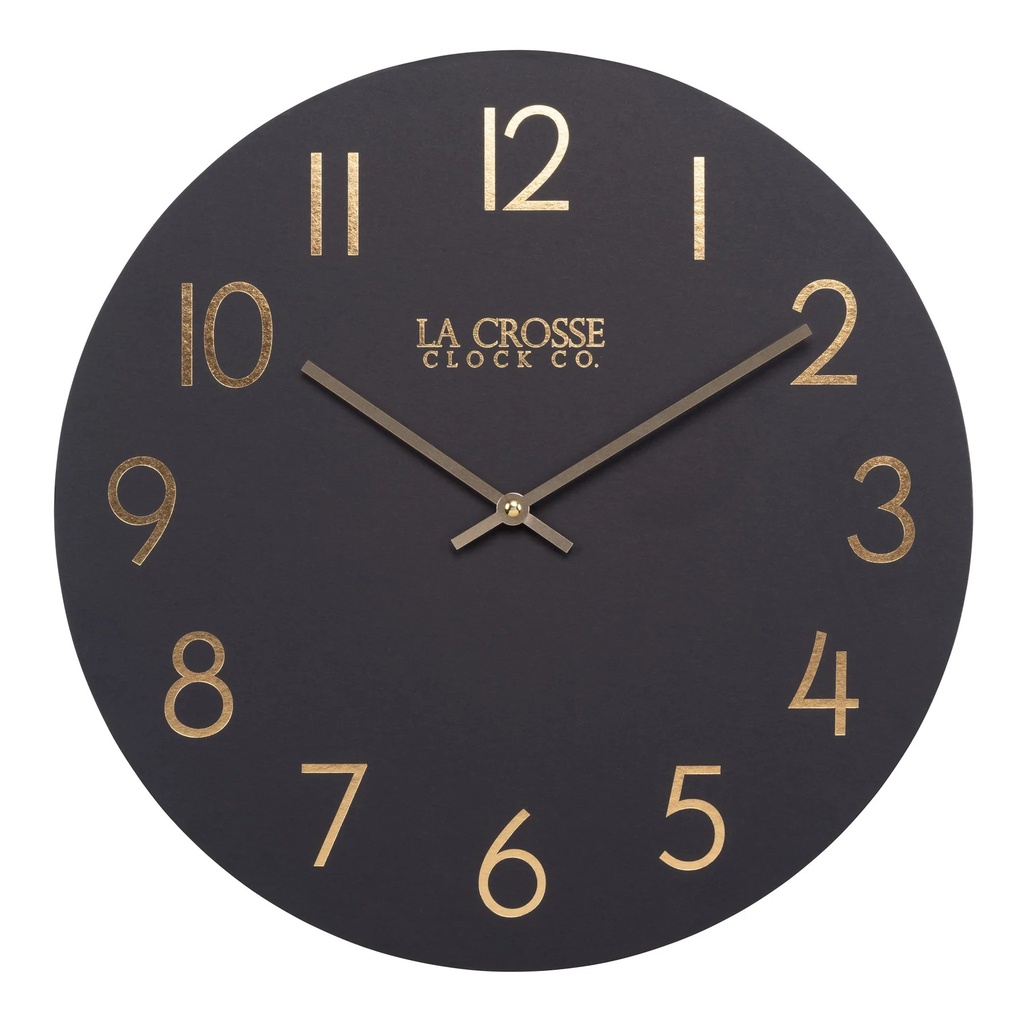 La Crosse NYX MDF Analog Quartz Wall Clock 15.75 In.
