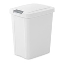 Sterilite TouchTop Wastebasket 7.5 Gal. White