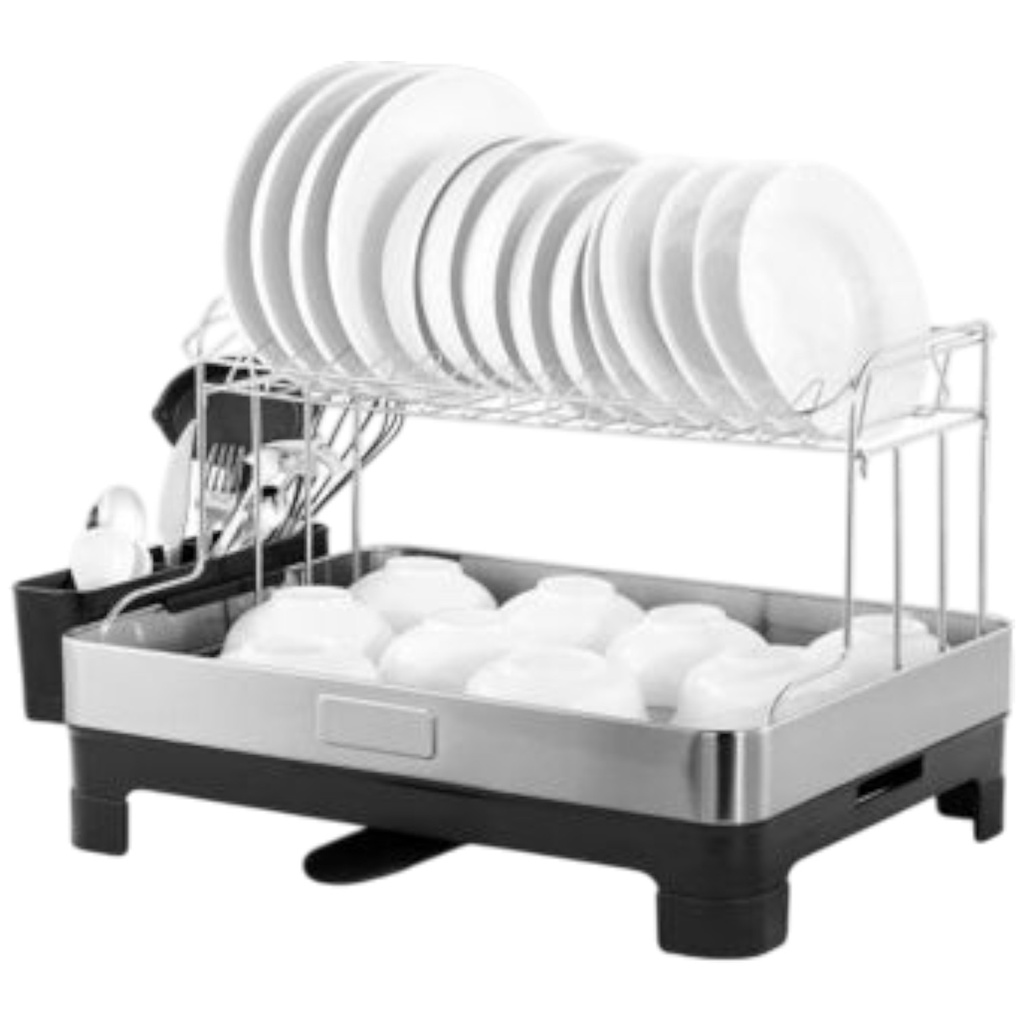 Nautica Home Dish Rack, Black