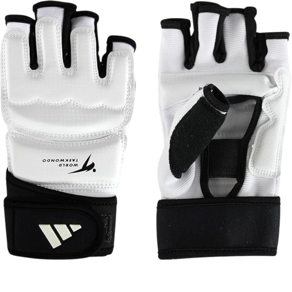 Adidas Taekwondo Gloves White/Black (Size XL)