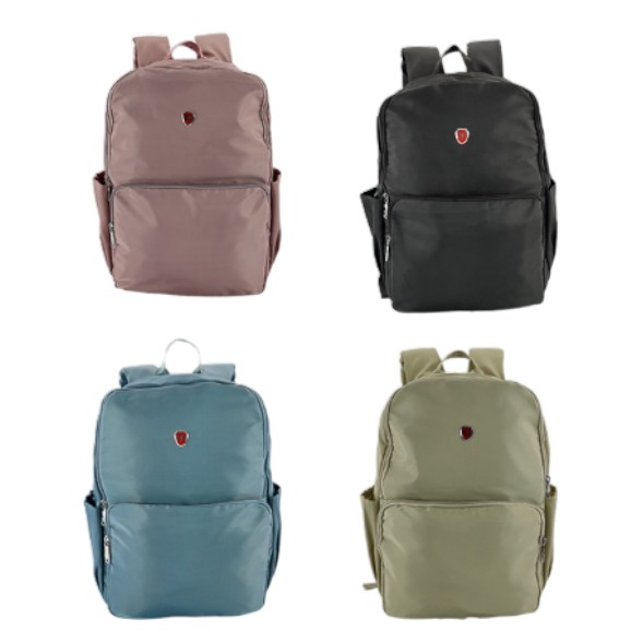 Swiss Bag Backpack, Black / Pink / Sky Blue / Beige