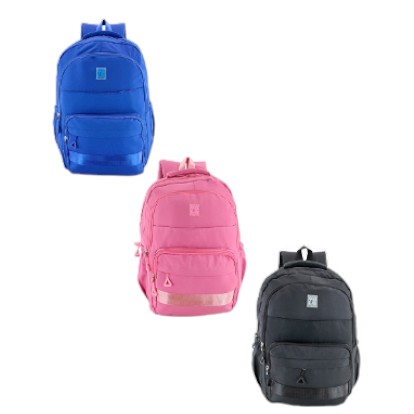 ****Yolo Backpack, Black / Pink / Blue