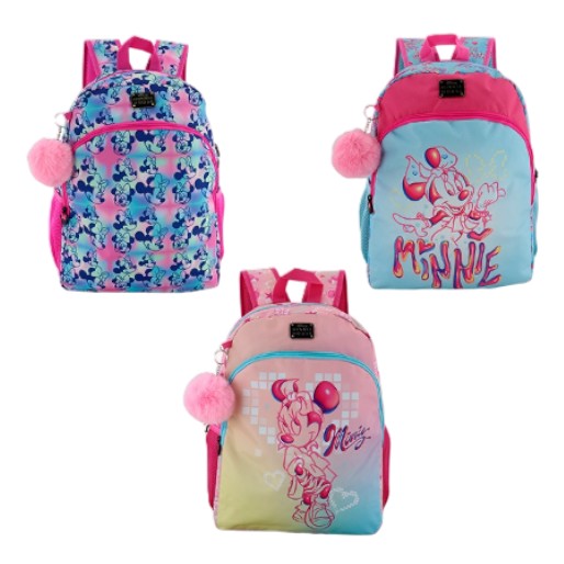 Disney Minnie Backpack, Pink Multi-color