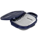 Oster BlueMarine 3 Piece Set - Flat Grater with Container &amp; Lid, Navy
