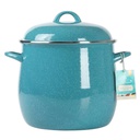 The Pioneer WomanTeal Speckle Stock Pot with Lid 12 Qt., Teal Thunder