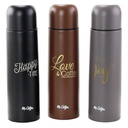 Mr. Coffee Javelin 3 Piece Thermal Travel Bottle 15.5 oz. Stainless Steel, Assorted Colours