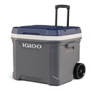 Igloo MaxCold Latitude Roller Cooler 62Qt., Carbonite/Aegean Sea