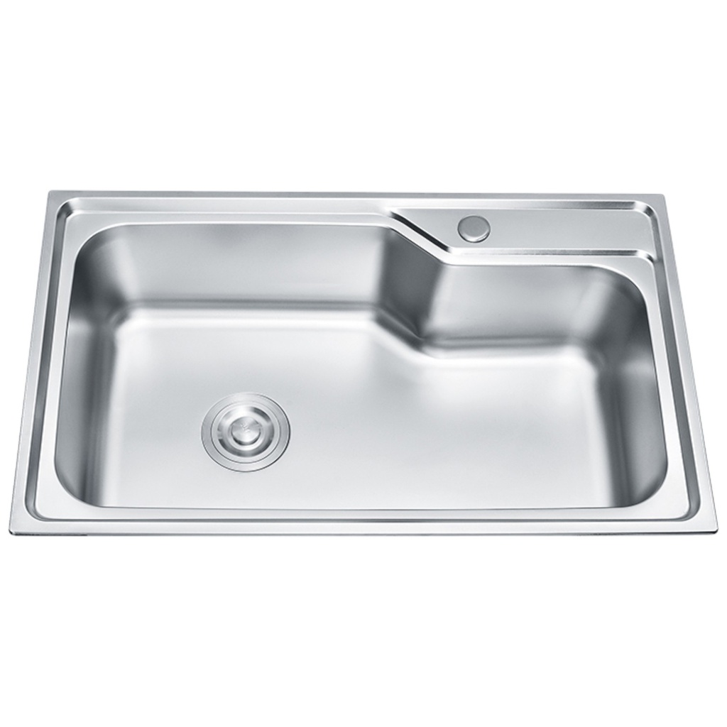 Royal Homes Single Bowl Sink, 29.5 In. x 17.7 In. x 7.1 In., Stainless Steel