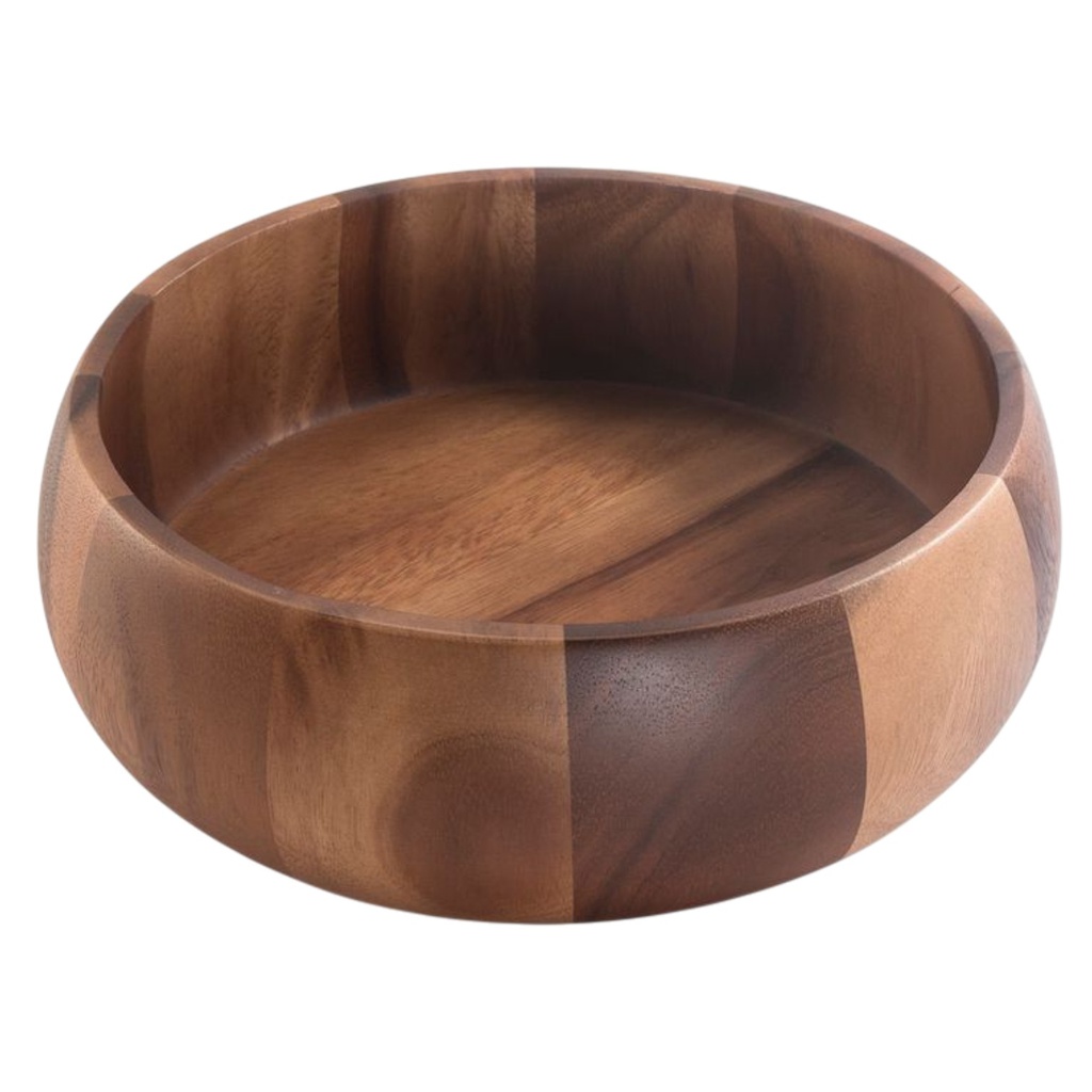 Nautica Home Acacia Wood Salad Bowl - Medium