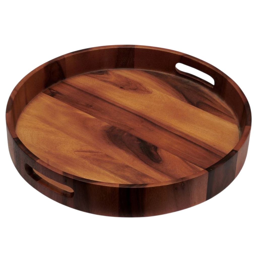 Nautica Home Acacia Round Serving Bowl