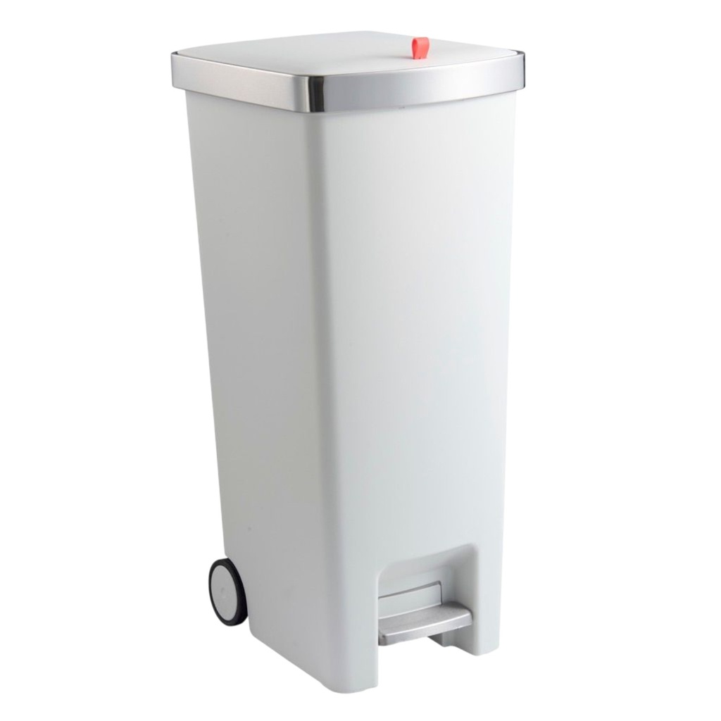 Nautica Home Step-On Trash Can 45L White
