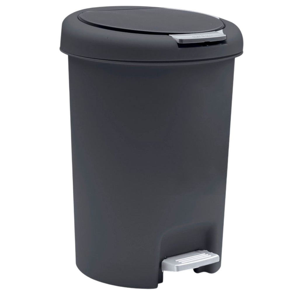 Nautica Home Step-On Trash Can 10L Black