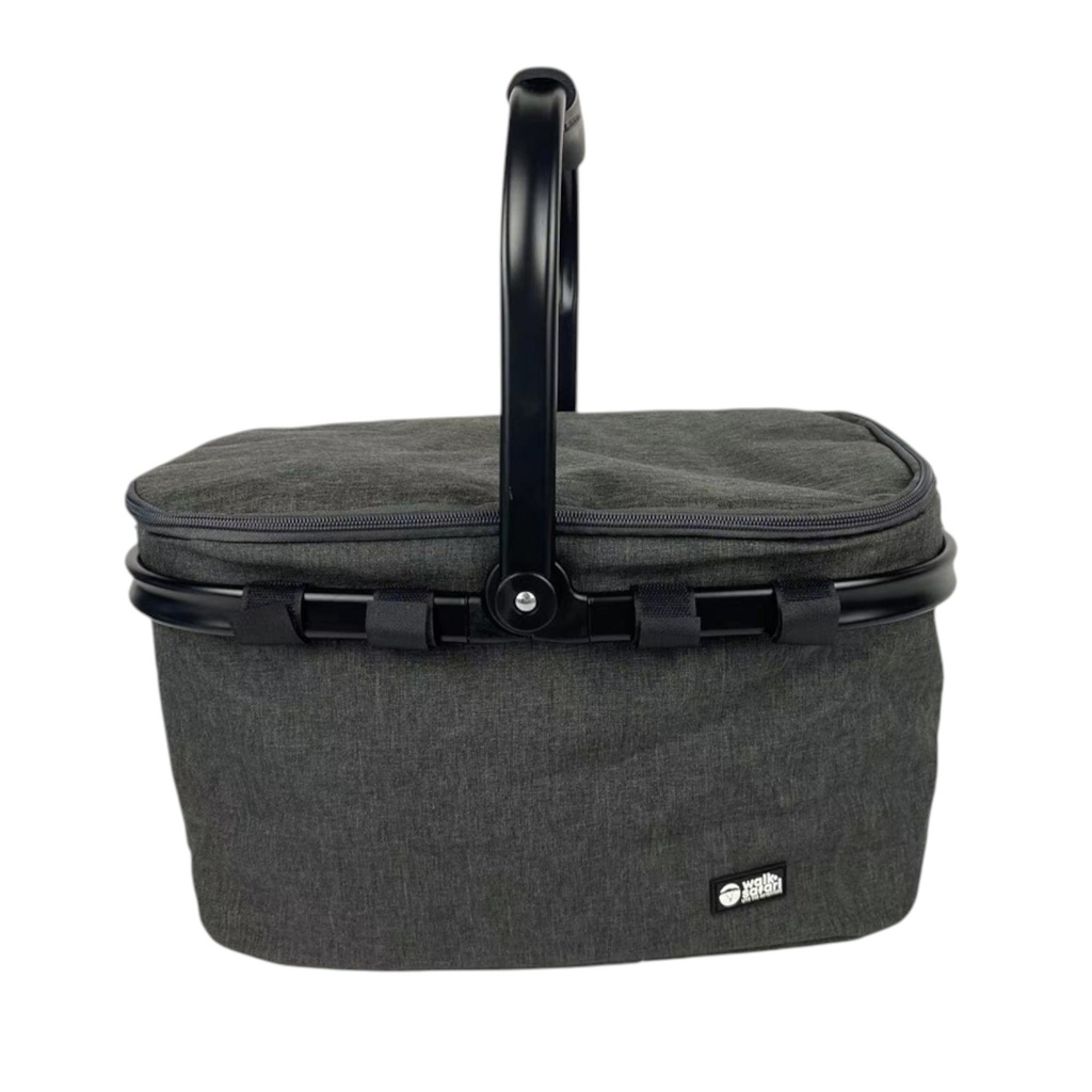 Walk Safari Basket Cooler Bag 9.4L., Dark Gray