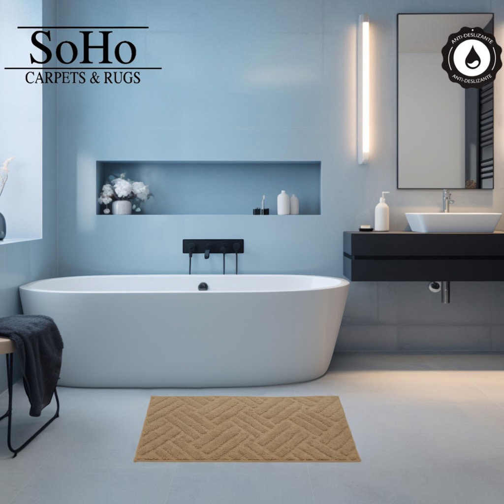 SoHo Carpets Bath Mat 50x80cm Beige