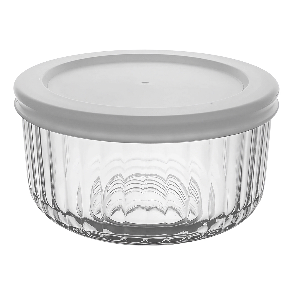 Windrose Glass Food Container Round 520ml