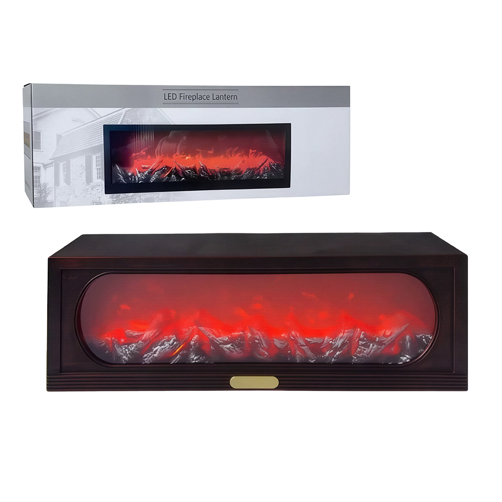 LED Fireplace Decorative Lantern (C Battery)
