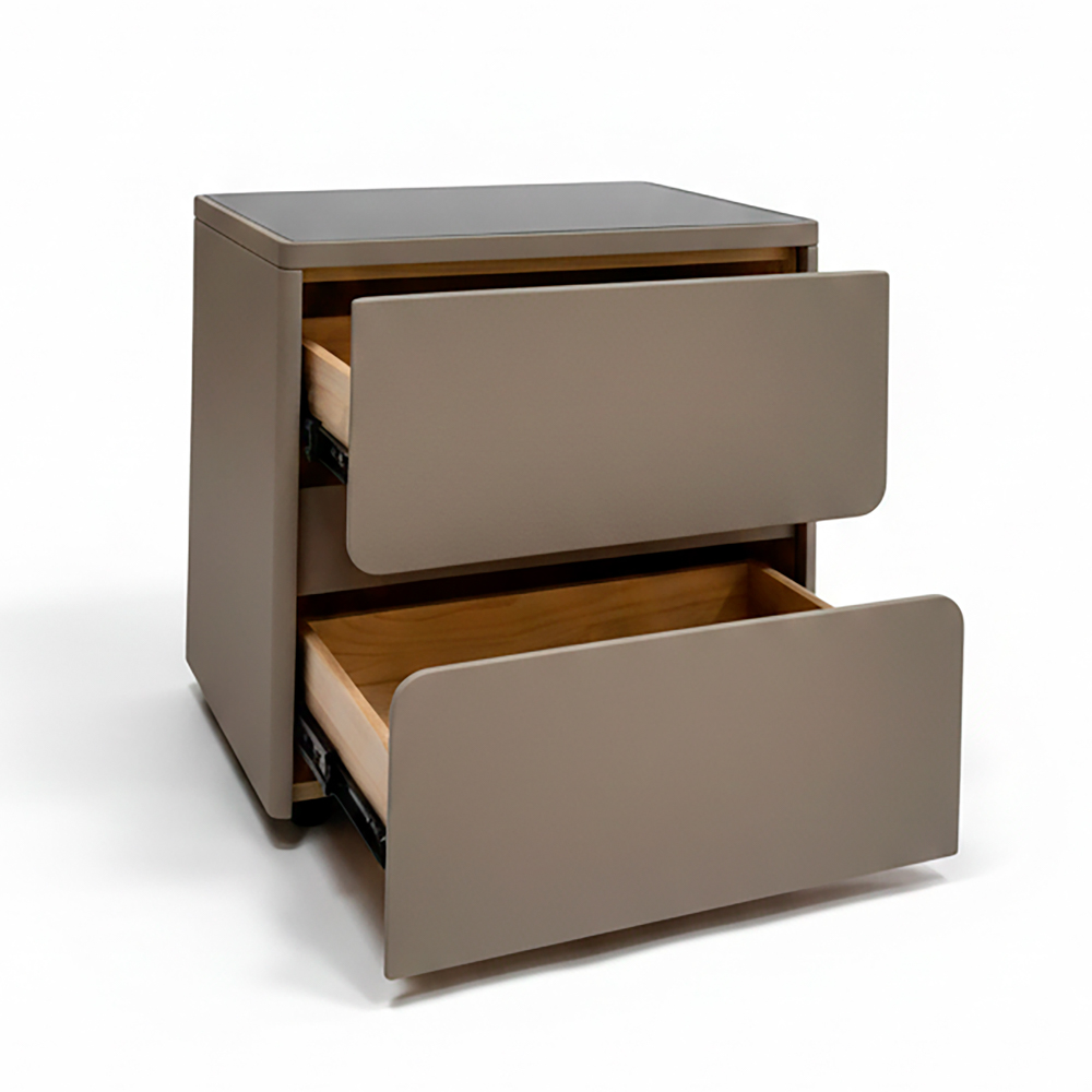 Mobel Nightstand, Light Gray - 20.0 In. x 15.7 In. x 19.6 In. (W51 X D40 X H50 cm)