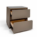 Mobel Nightstand, Light Gray - 20.0 In. x 15.7 In. x 19.6 In. (W51 X D40 X H50 cm)