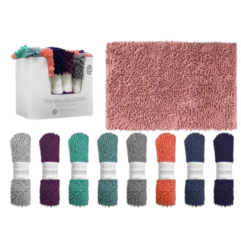 Spa Collection Chenille Bath Mat
