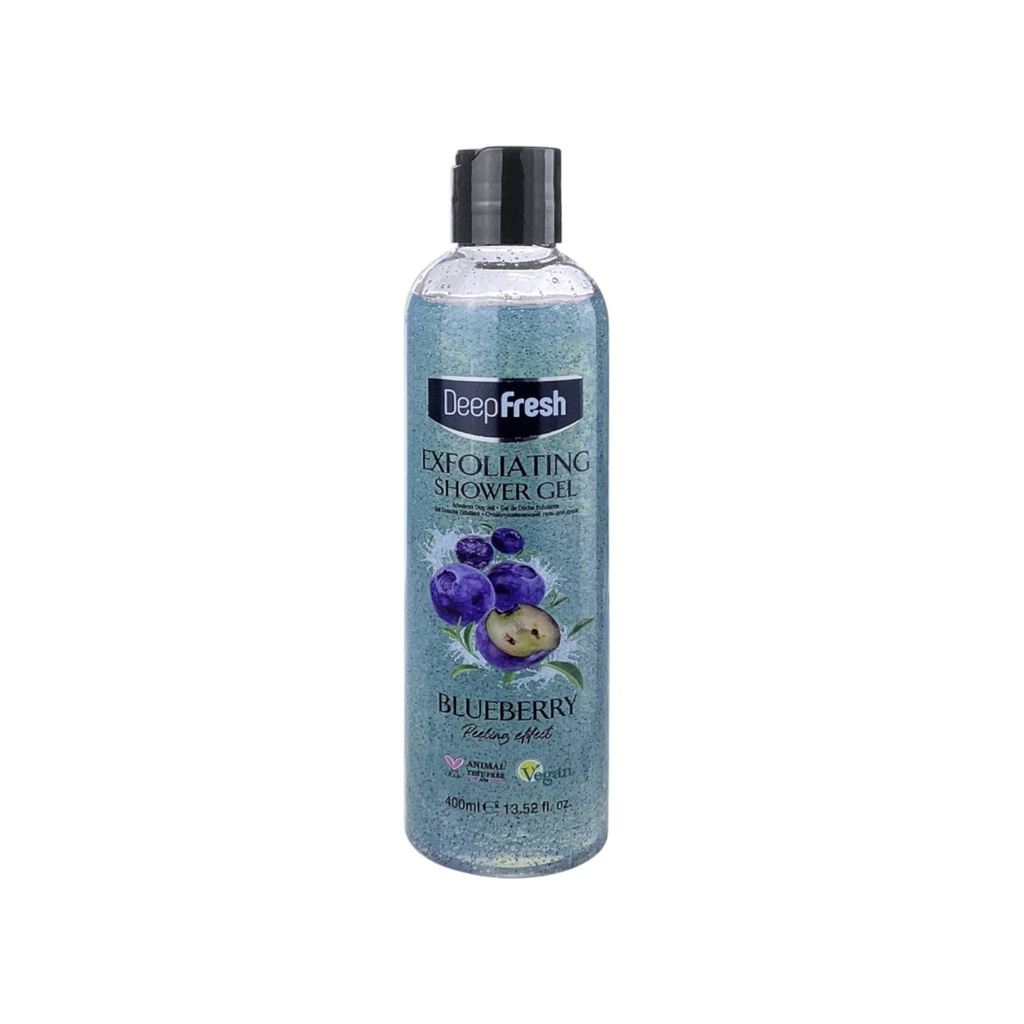 Deep Fresh Exfoliating Shower Gel 400ml Blueberry